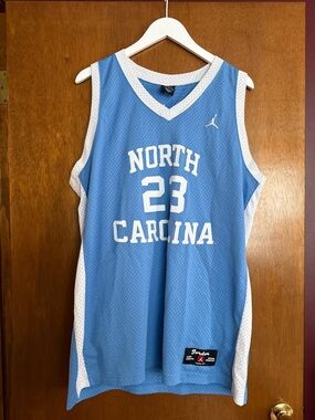 Jordan Brand UNC North Carolina 23 Michael Jordan Retro Basketball Jersey